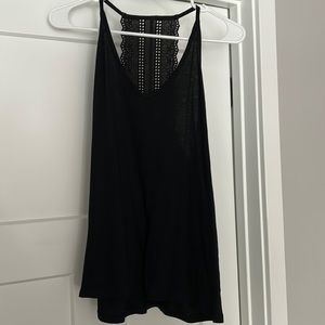 Banana Republic Black racer back tank top